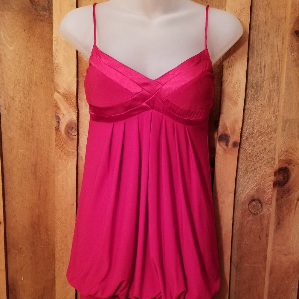 Red Spaghetti straped mini dress